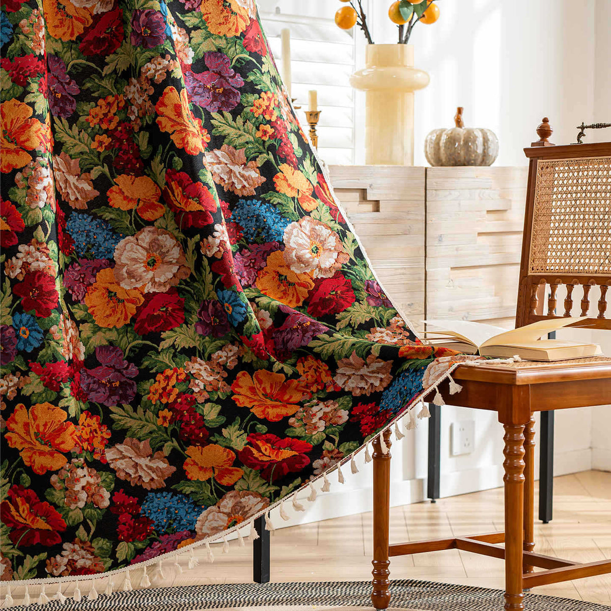 Rustic Farmhouse Style Ready Made Curtains - Yeezlab