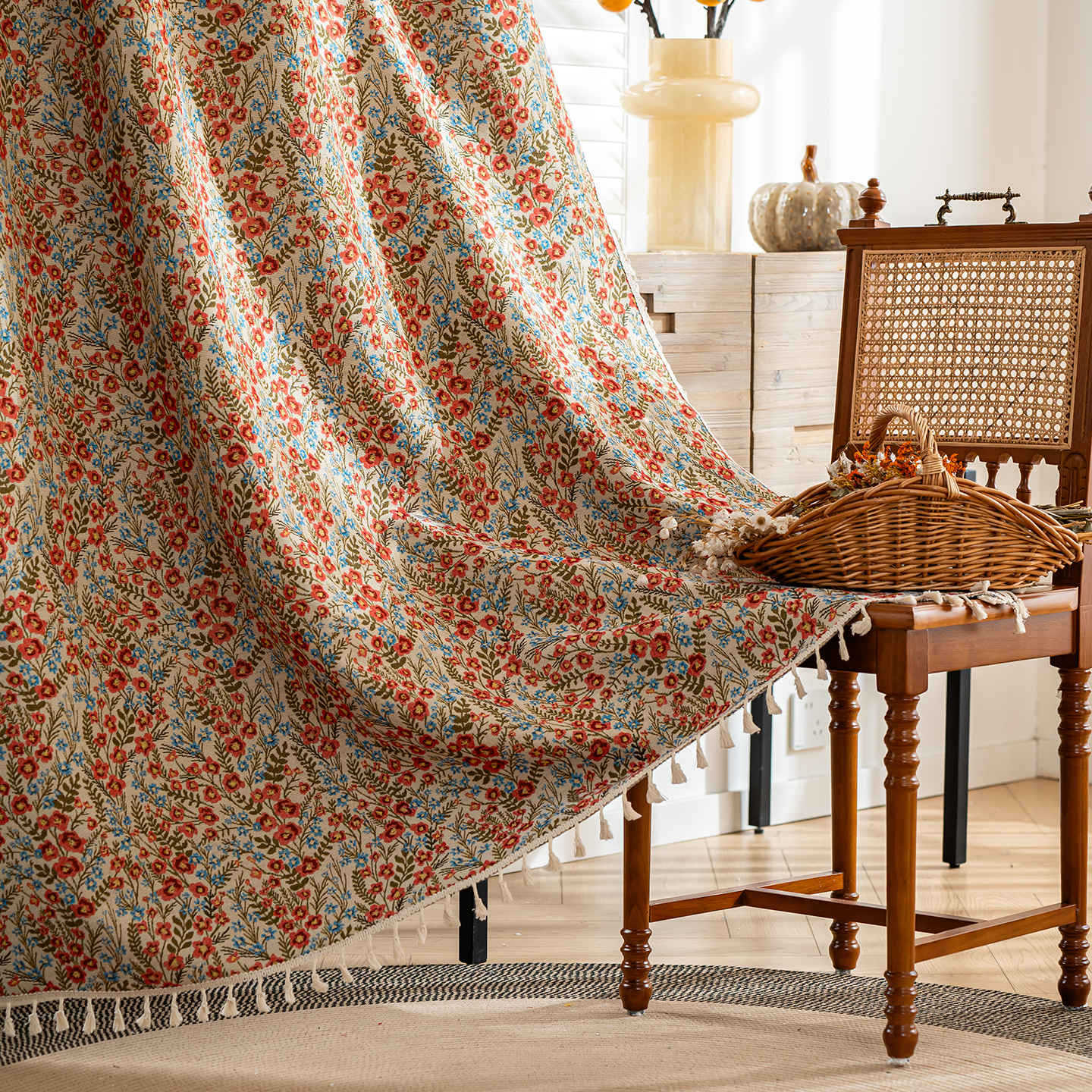 Rustic Farmhouse Style Ready Made Curtains