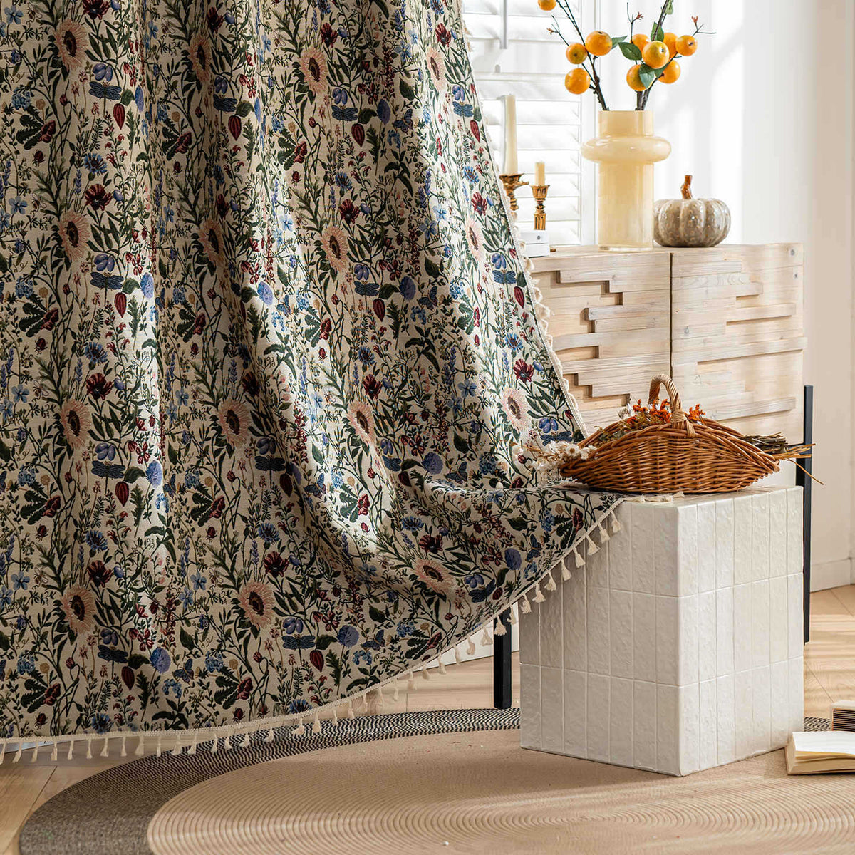 Rustic Farmhouse Style Ready Made Curtains