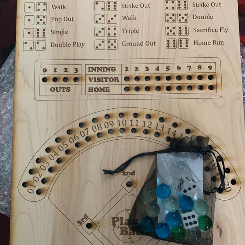 Fun Baseball Strategy Board Game