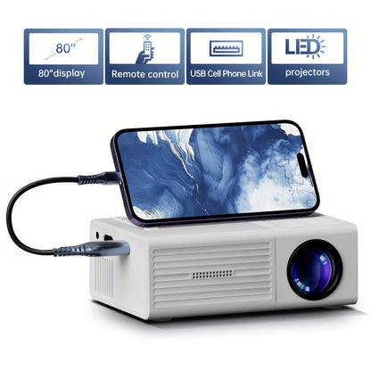 Compact High Definition LED Projector 3000 Lumens - Yeezlab