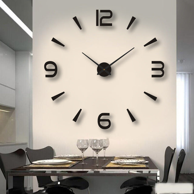 Stylish 3D Wall Clock for Home Decor