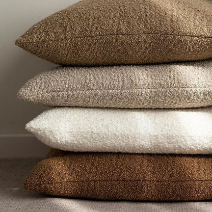 Soft Boucle Throw Pillow Cover 45x45cm Home Decor