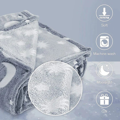 Cozy Glow Throw Blanket – Plush & Warm