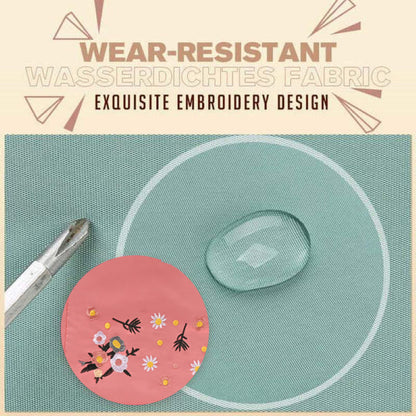 Casual Embroidered Cotton Yoga Tote Bag