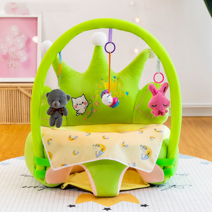 Baby Support Chair with Toy Arch - Soft Sitting Aid