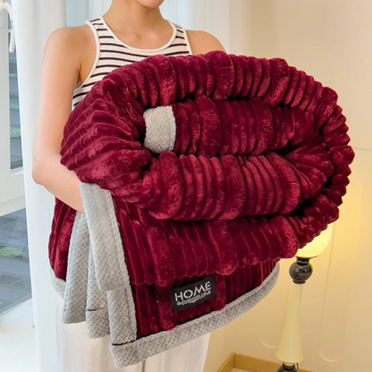 Cozy Soft Throw Blanket for Bed and Sofa