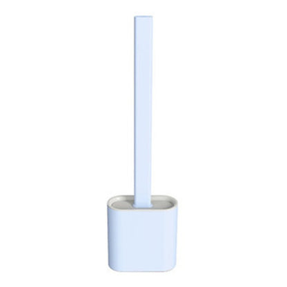 Soft Grip Toilet Brush and Holder Set with Long Handle
