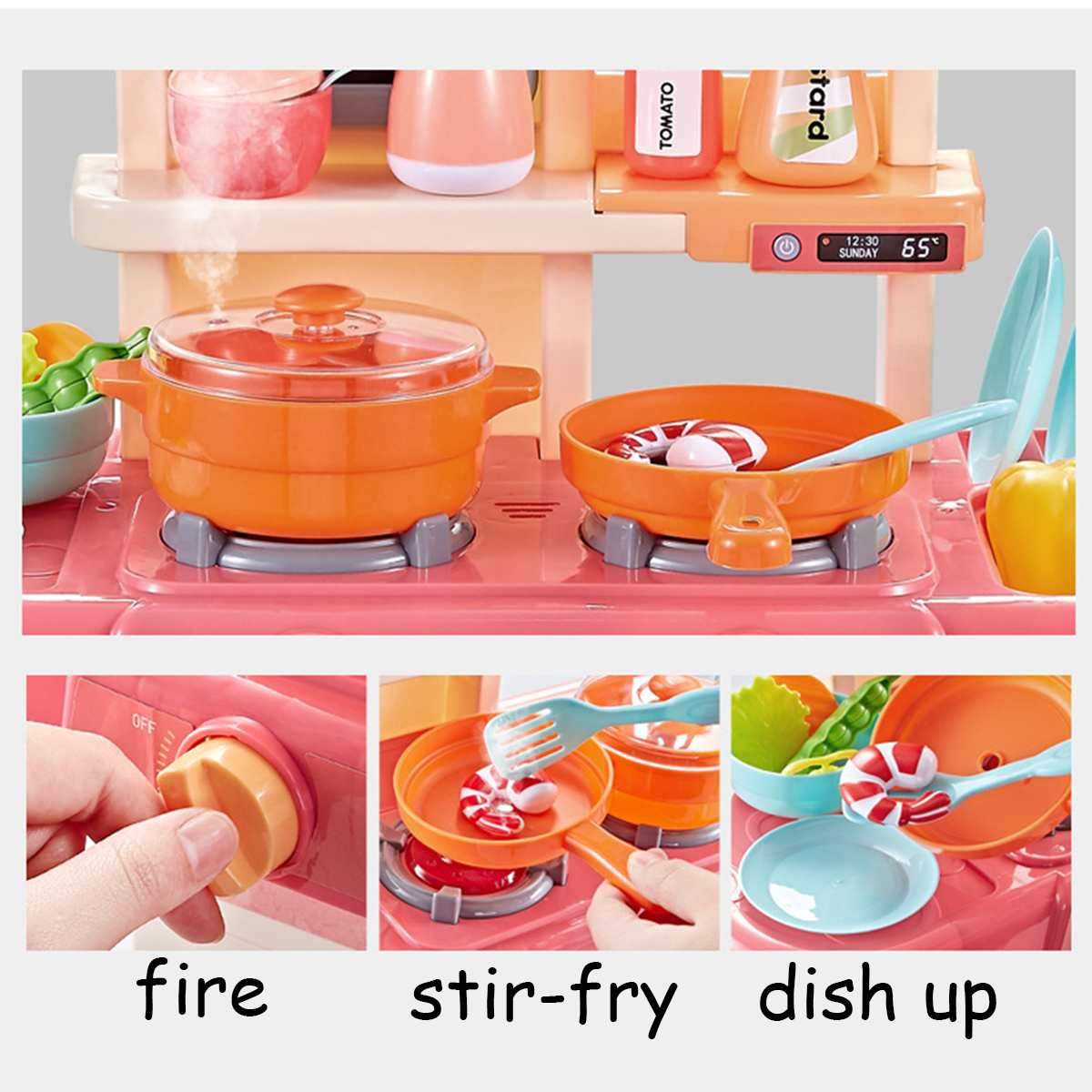 Kids Play Kitchen Sink Water Toy Set
