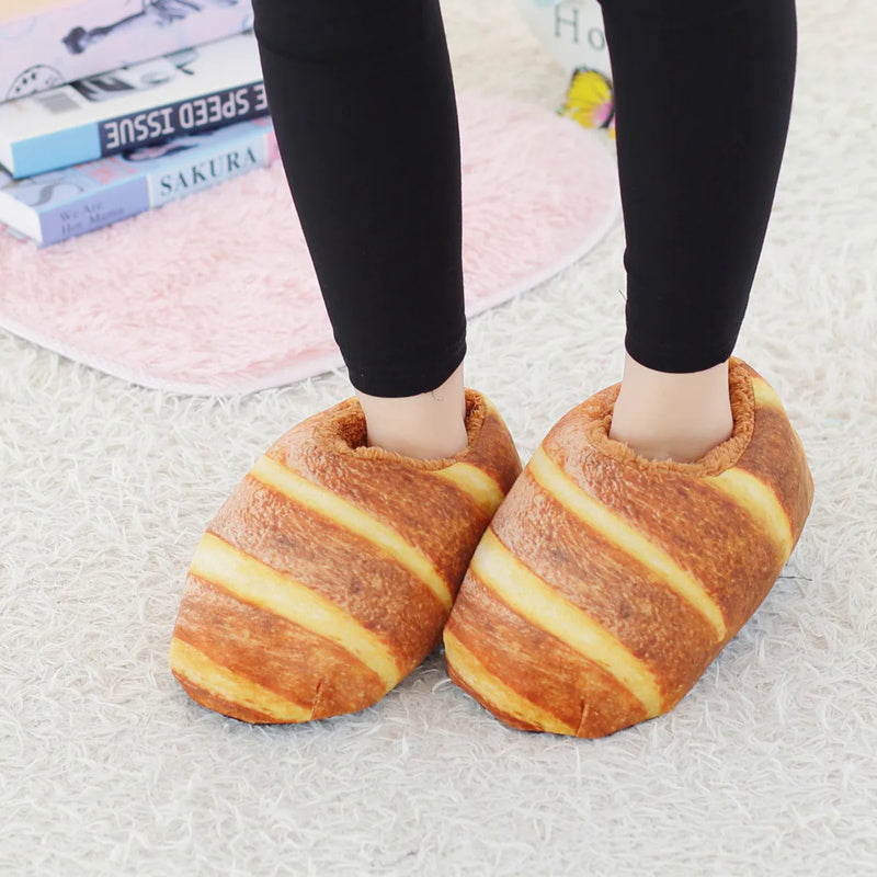 Cozy Bread Soft Slippers