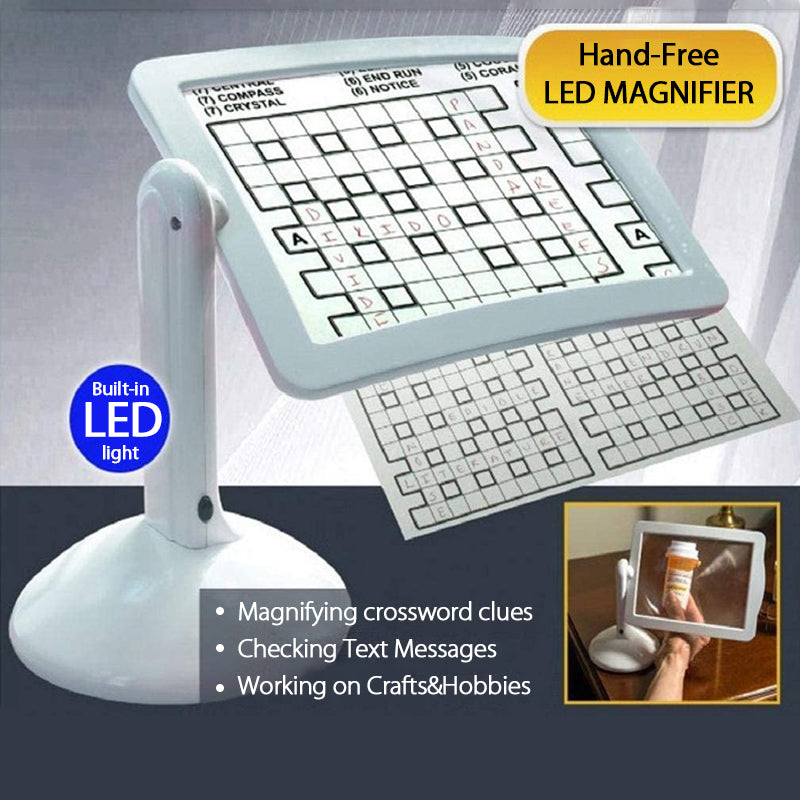 Compact LED Magnifying Desk Lamp