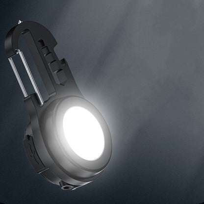 Compact LED Keychain Flashlight with Tools