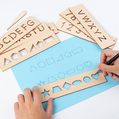 Wooden Alphabet Tracing Boards for Kids Learning