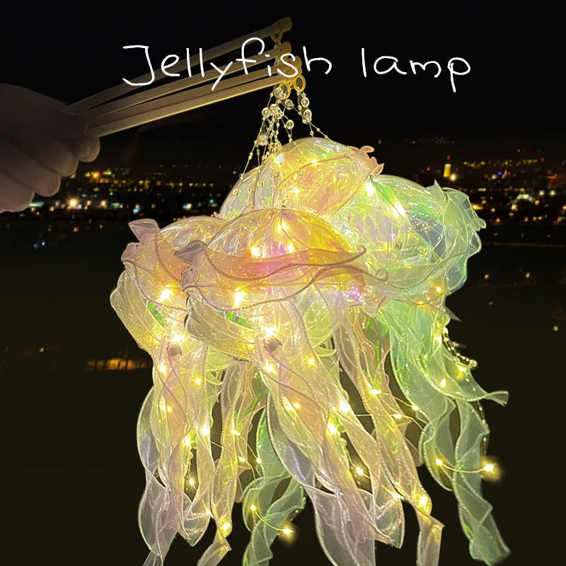 Beautiful Ocean Jellyfish Table Lamp