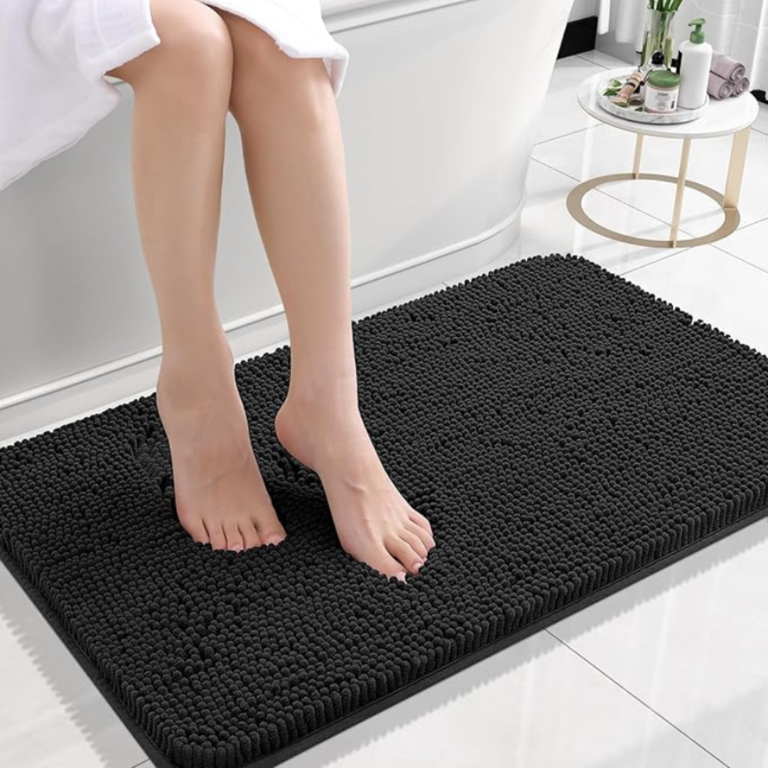 Plush Bathroom Floor Mat