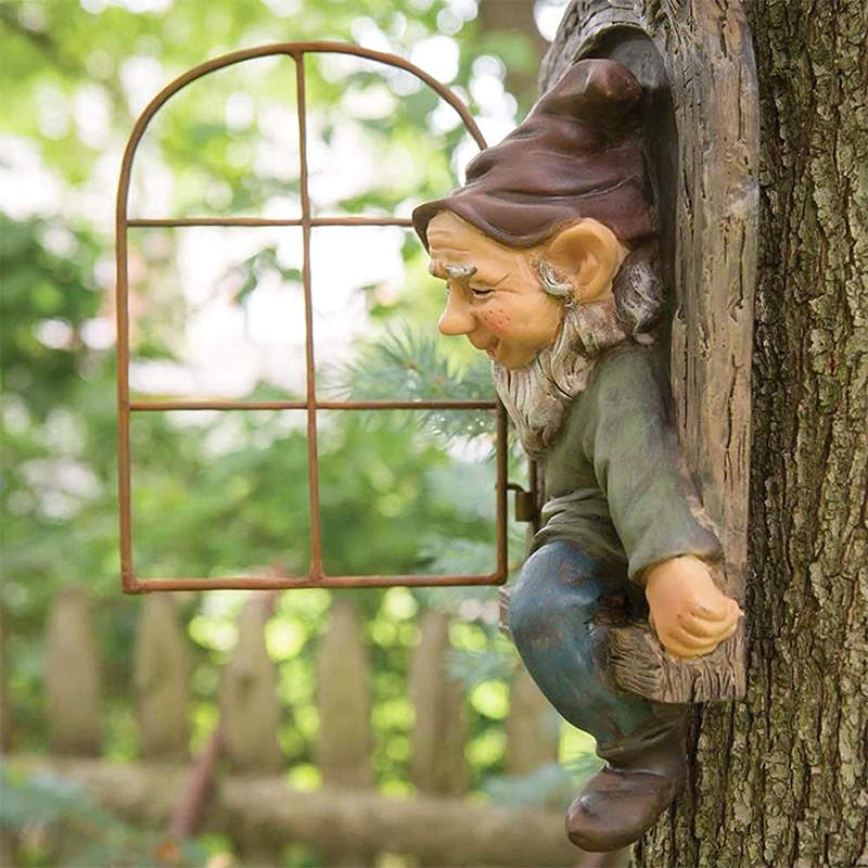 Colorful Miniature Garden Gnome Statue
