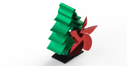 Efficient 5 Blade Heat Powered Stove Fan