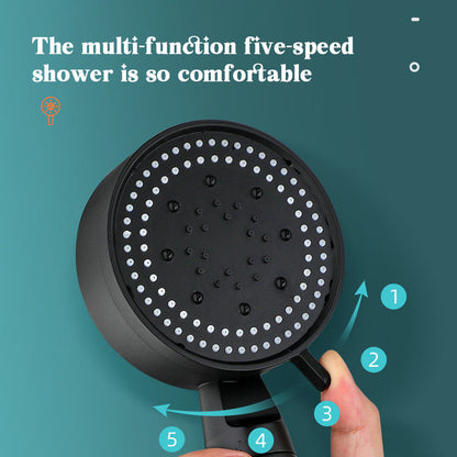 Powerful 3-Setting Shower Head with Massage Jets