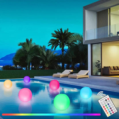 Colorful LED Water Globe Night Light