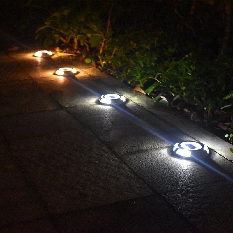 4PCS Outdoor Solar LED Driveway and Deck Lighting