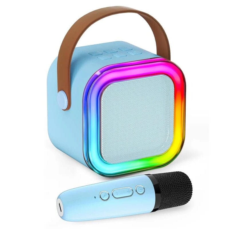 Compact Karaoke System With Bluetooth Mics