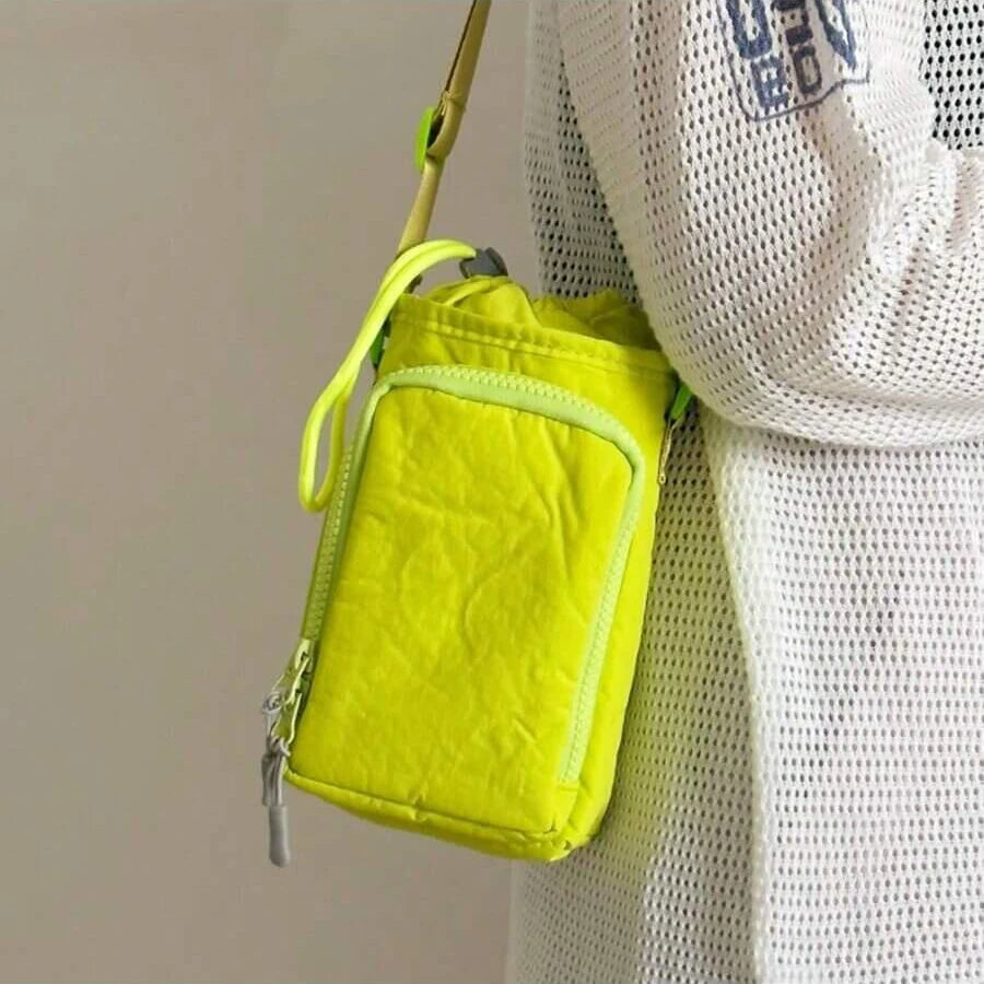 Insulated Cross Body Water Bottle Pouch