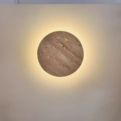 Rustic Stone LED Wall Lamp