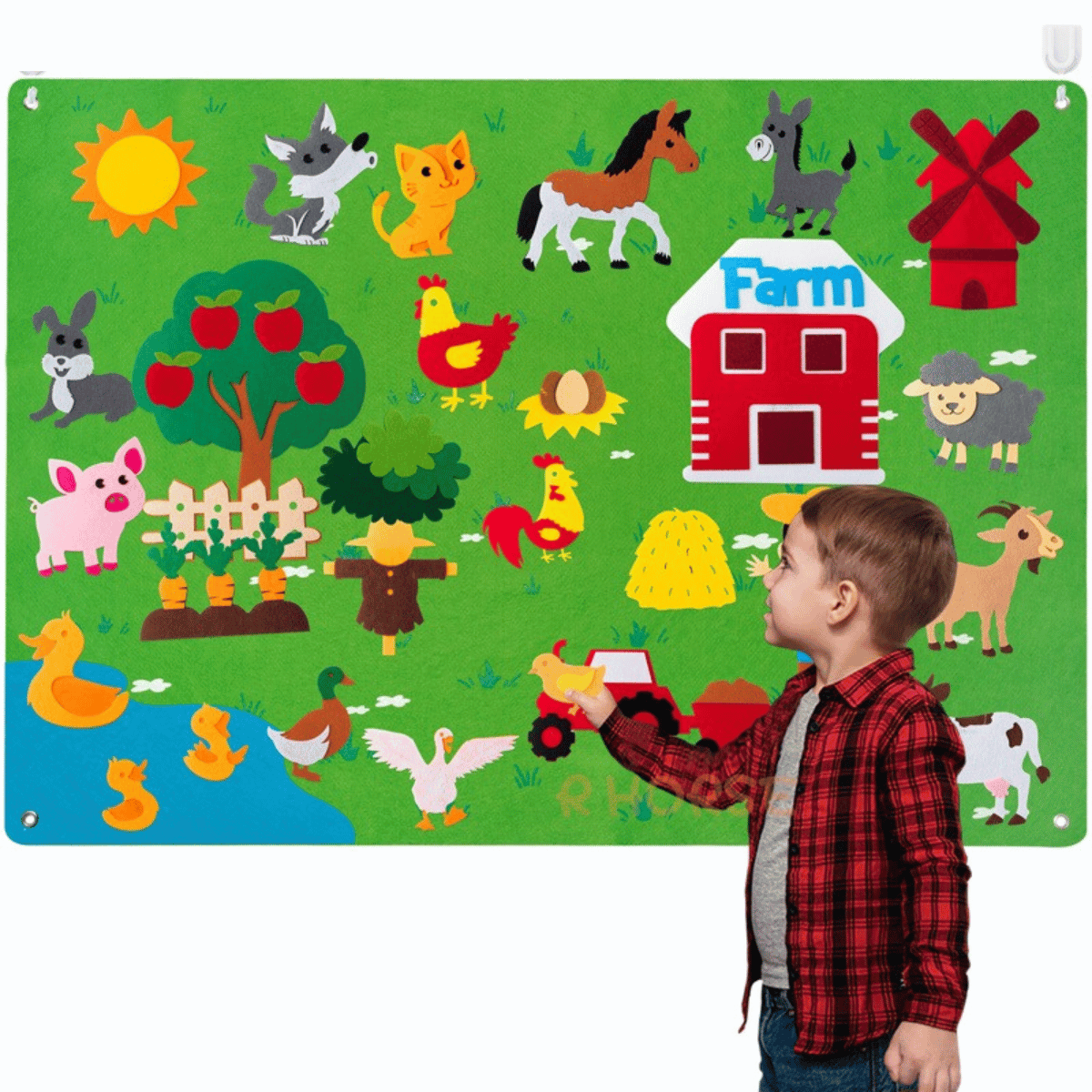 Fun Animal Learning Board for Kids - Yeezlab