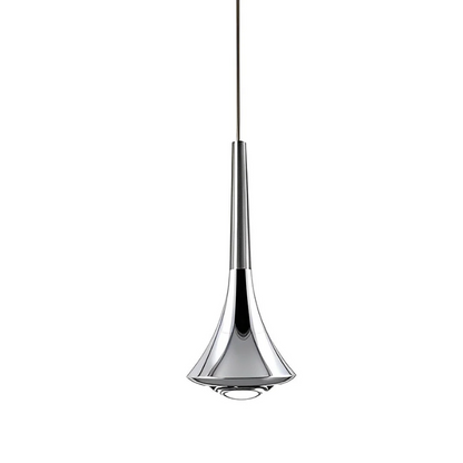 Sleek Metal Drop Pendant Light