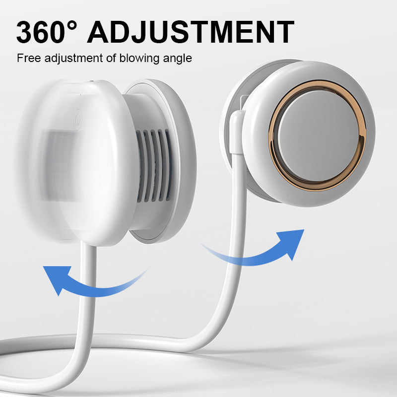 Compact Rechargeable Mini Neck Fan