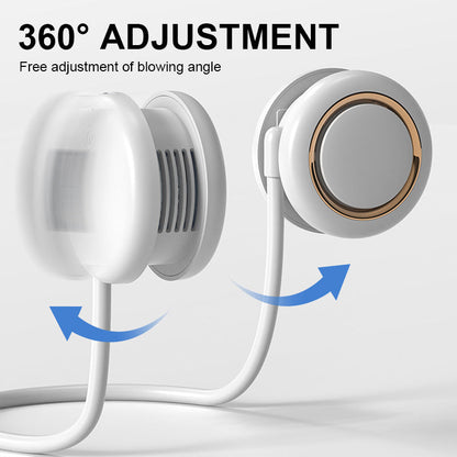 Compact Rechargeable Mini Neck Fan