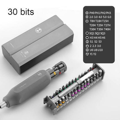 Compact Tool Kit with Interchangeable Screwdriver Bits