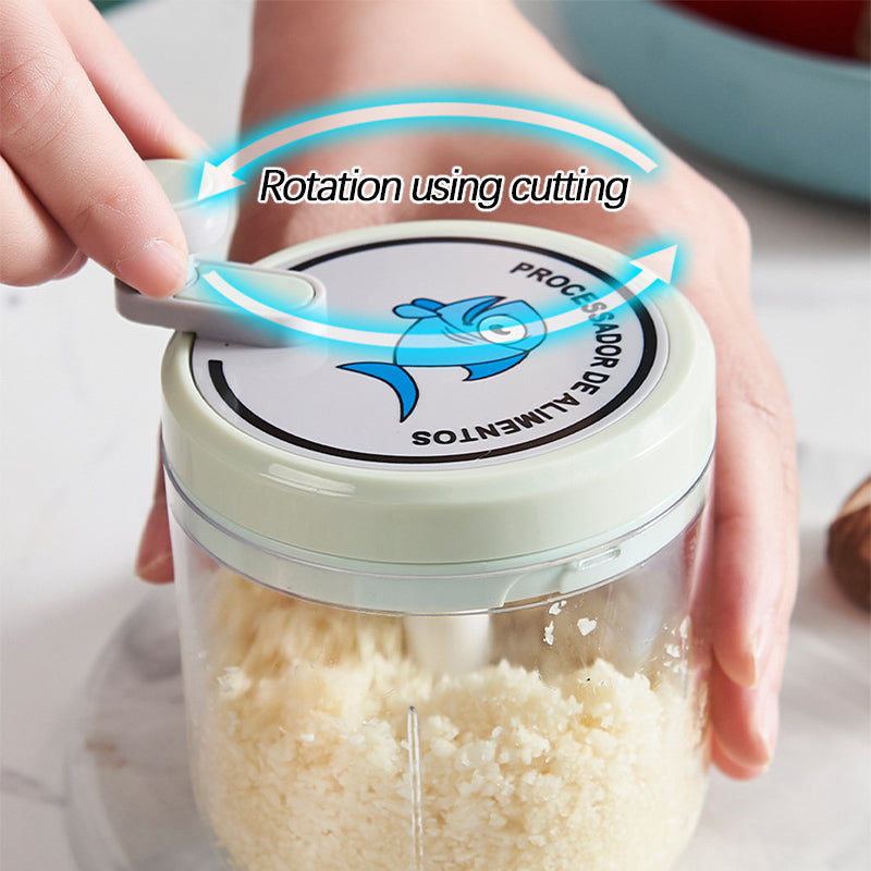 Compact Easy Manual Garlic Food Chopper