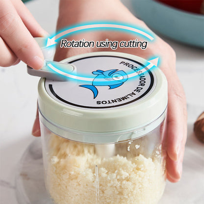 Compact Easy Manual Garlic Food Chopper