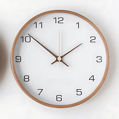 Rustic Wood Large Wall Clock