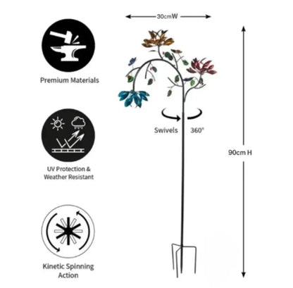 Vibrant Colorful Garden Decor