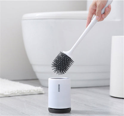 Easy Clean Toilet Brush with Holder - Yeezlab