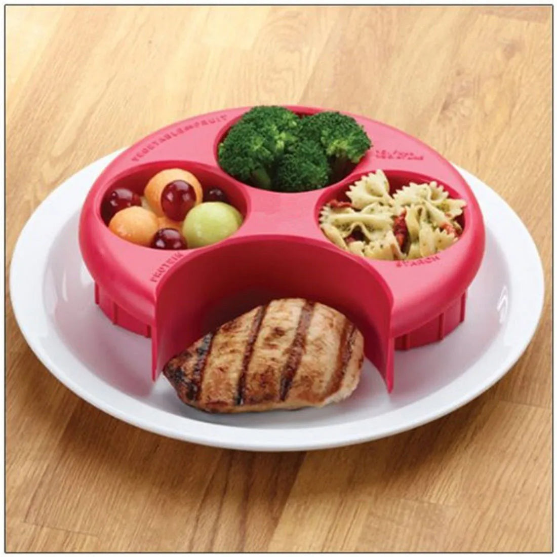Yeezlab | Children's Divided Healthy Meal Serving Plate
