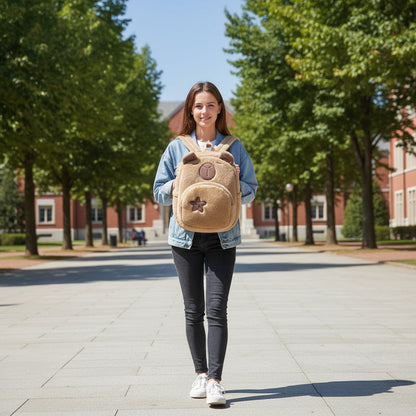 Adorable Plush Children's School Backpack