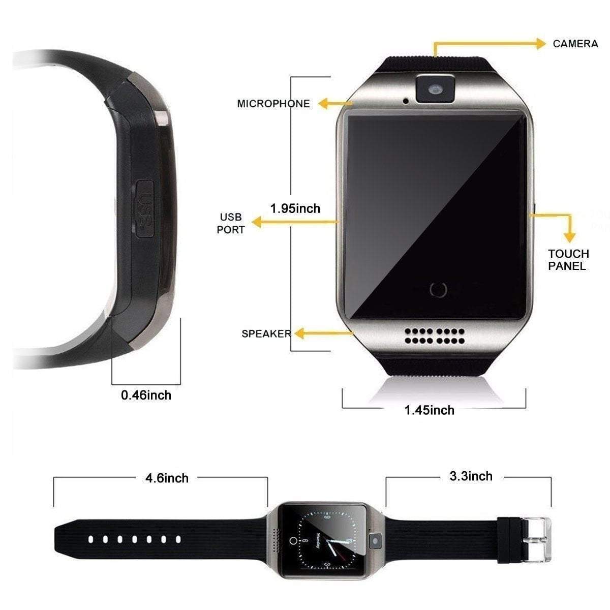 Yeezlab | Wireless Fitness Tracker Smartwatch