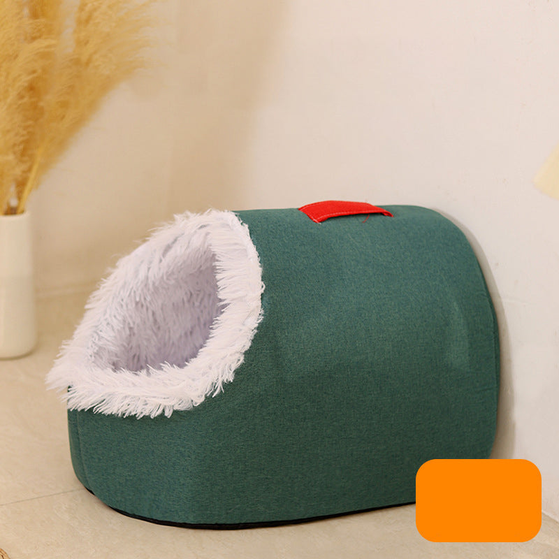 Plush Pet Hideaway Bed