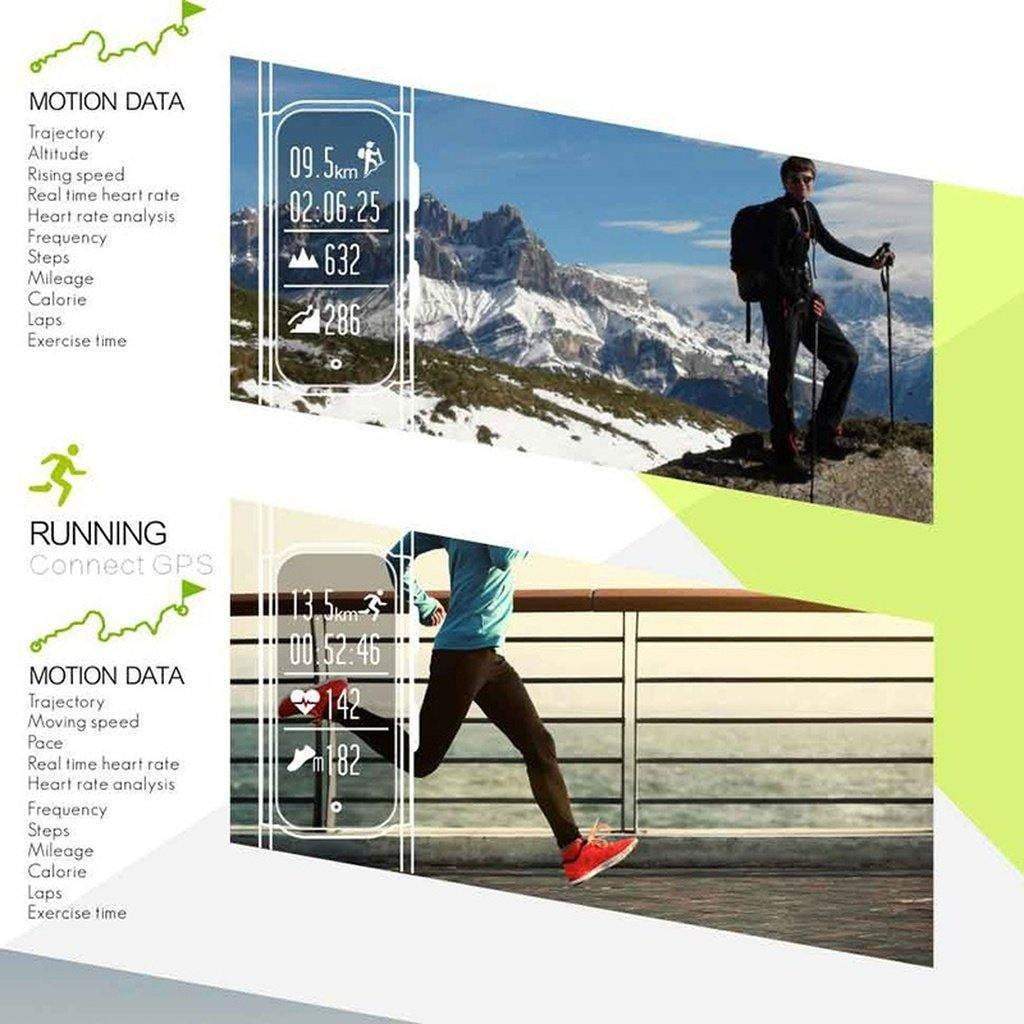 Premium GPS Waterproof Fitness Smartwatch