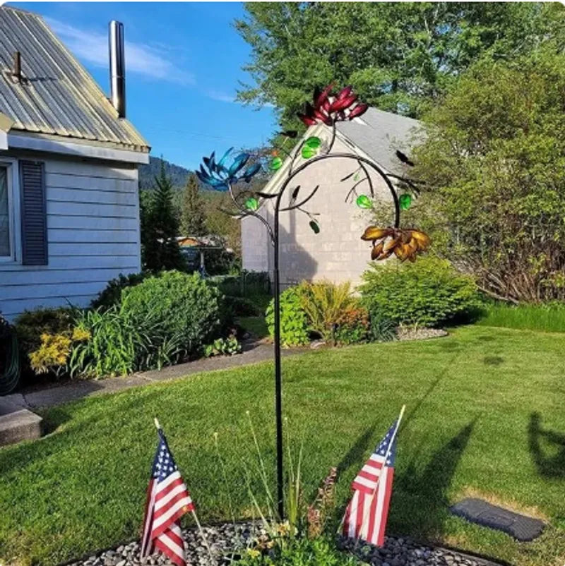 Vibrant Colorful Garden Decor