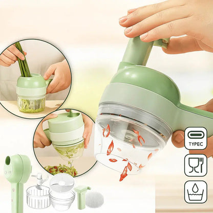 Compact 4-in-1 Kitchen Appliance Set with Chopper - Yeezlab
