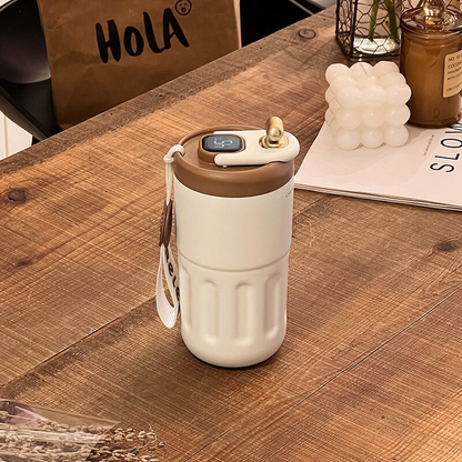 Compact Insulated Stainless Steel Travel Mug