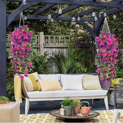 Outdoor UV Hanging Flower Planter