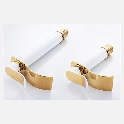 Luxury Brass Bathroom Faucet Waterfall Tap Mixer