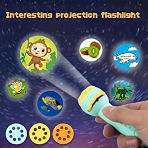 Colorful Animal Night Light Projector Toy for Kids
