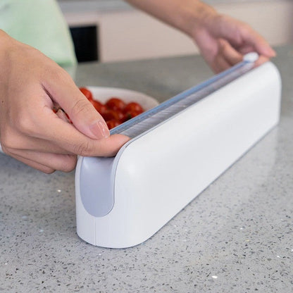 Compact Kitchen Wrap Cutter Storage Container Box - Yeezlab