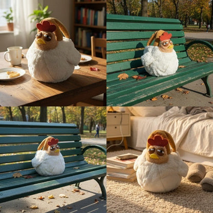 Funny Plush Chicken Backpack